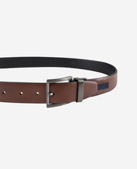 Kenneth Cole Stretch Reversible Logo Inset Tab Belt