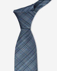Kenneth Cole Blue Plaid Tie