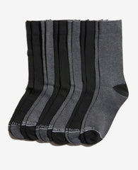 Kenneth Cole Waffle Texture Crew Socks 6-Pack – Black | Kenneth Cole