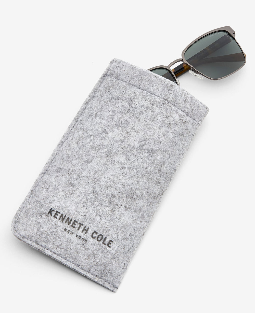 Kenneth Cole Square Metal Sunglasses