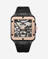 Kenneth Cole Square Skeleton Automatic Rose Gold Watch | Kenneth Cole