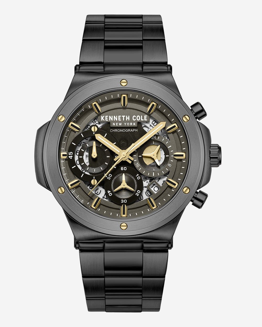 Kenneth Cole Shop Men’s Black Sport Bracelet Watch | Kenneth Cole