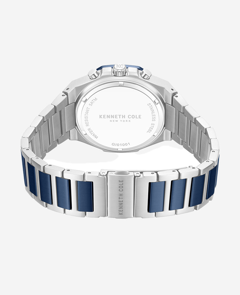 Kenneth Cole Dress Sport Chronograph Two-Tone Stainless Steel Bracelet Watch
