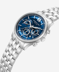 Kenneth Cole Dress Sport Chronograph Blue Dial Stainless Steel Bracelet Watch