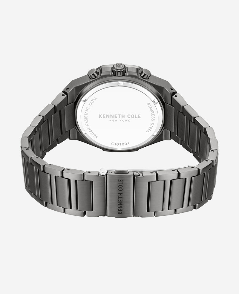 Kenneth Cole Dress Sport Chronograph Two-Tone Stainless Steel Bracelet Watch