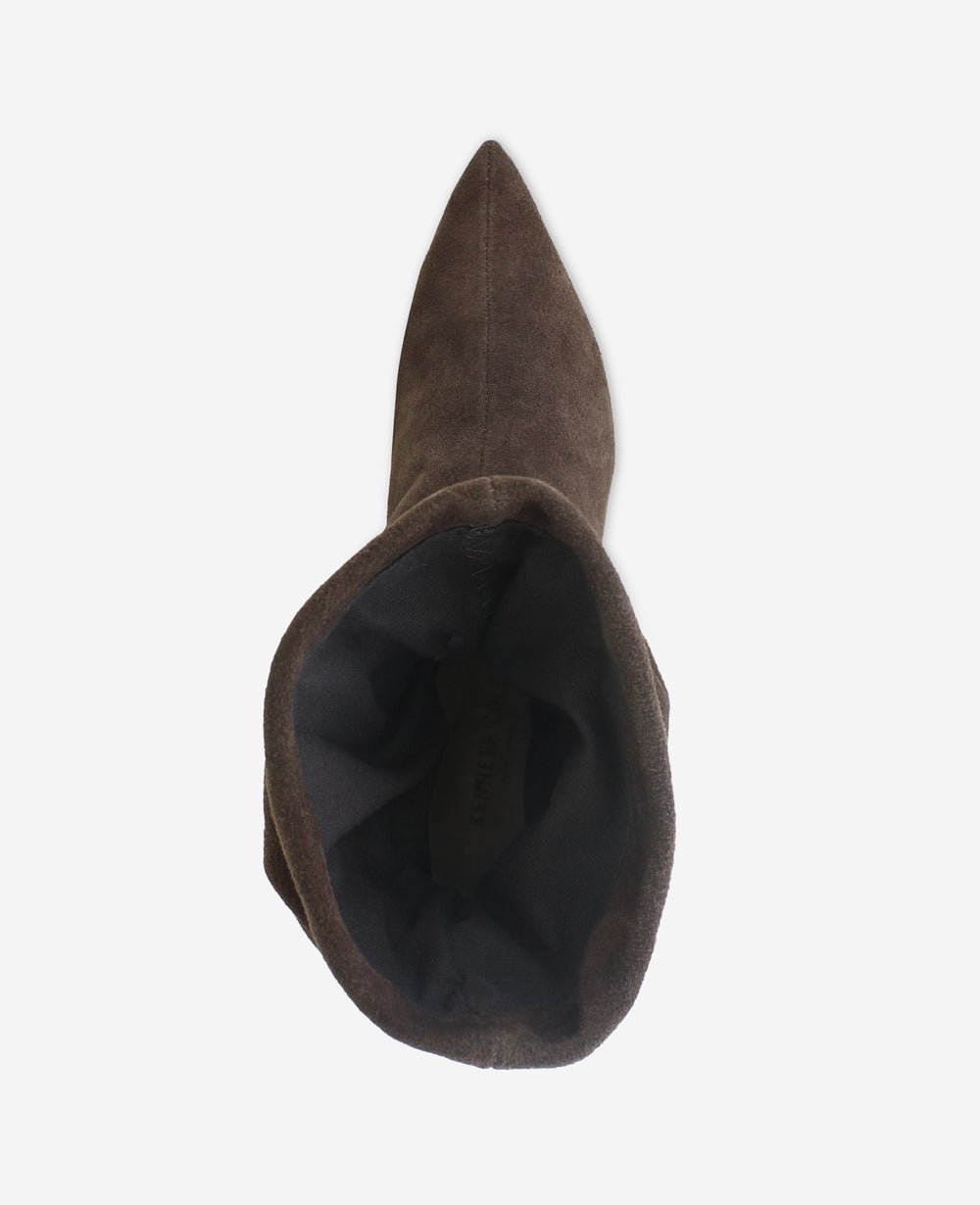 Kenneth Cole Marsha Suede Kitten Heel Bootie