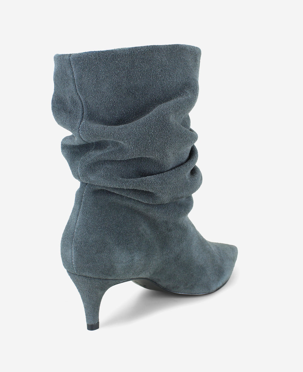 Kenneth Cole Marsha Suede Kitten Heel Bootie