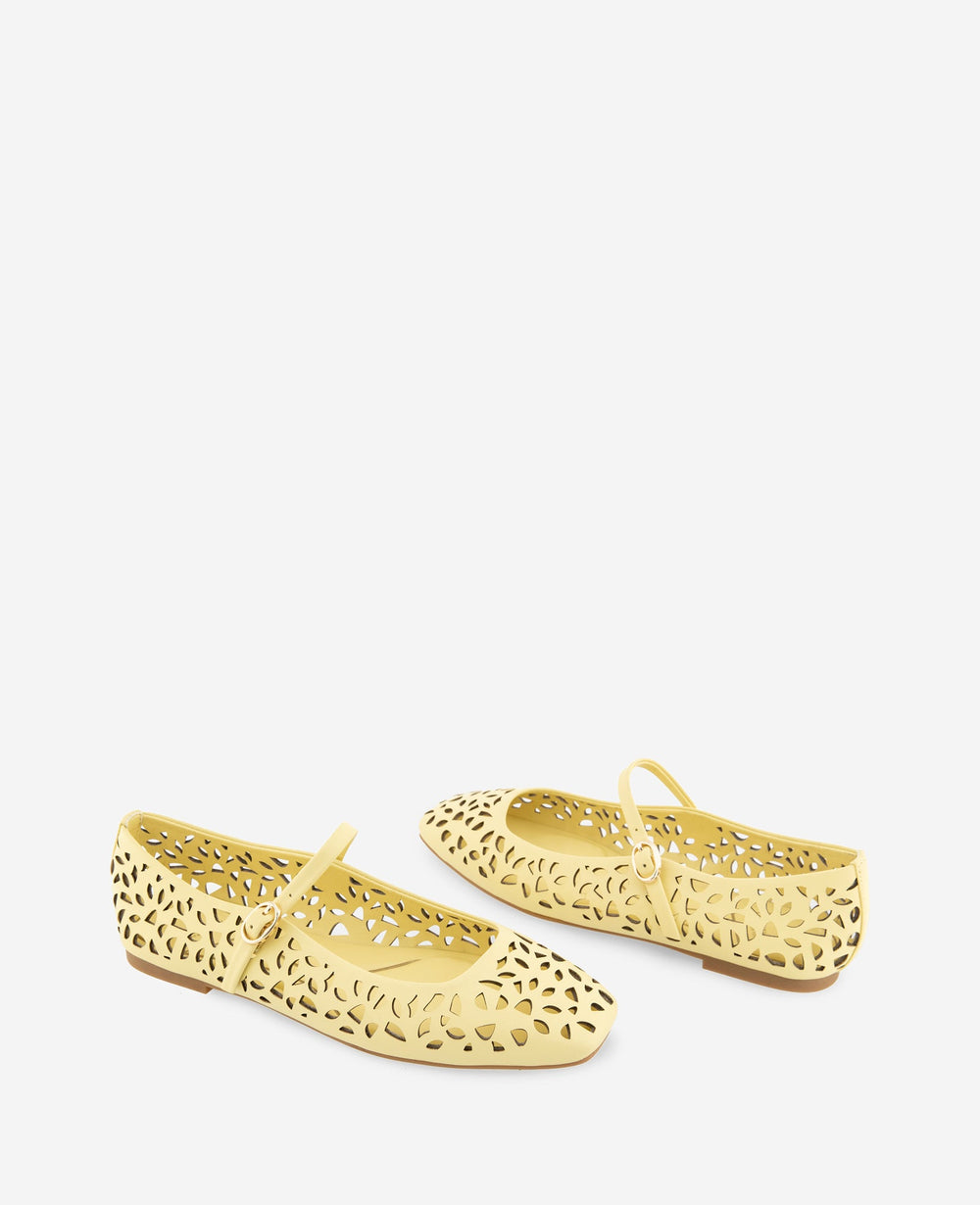 Kenneth Cole Jasper Perforated Leather Ballet Flat