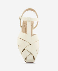 Kenneth Cole Bindy Woven Leather T-Strap Sandal