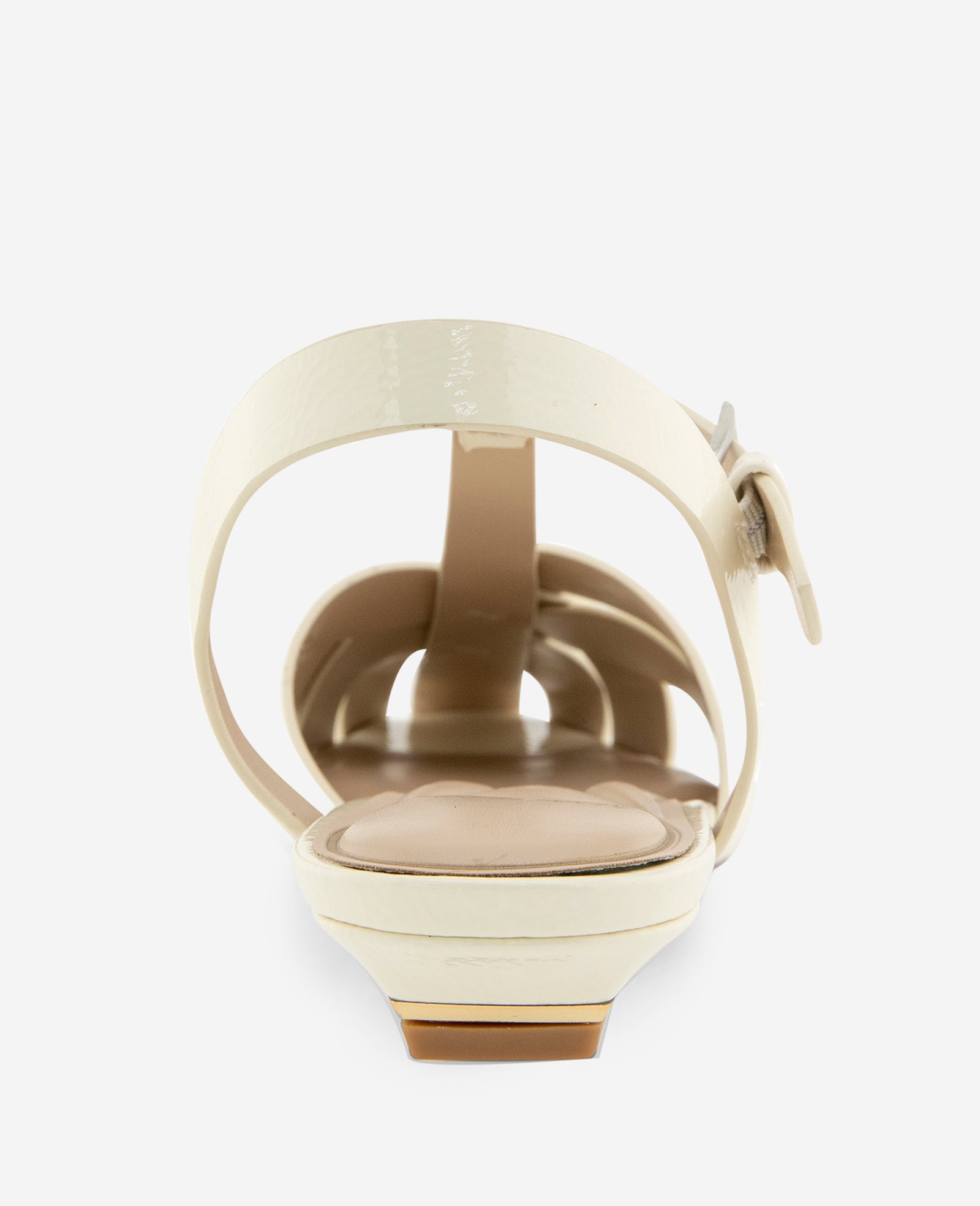 Kenneth Cole Bindy Woven Leather T-Strap Sandal