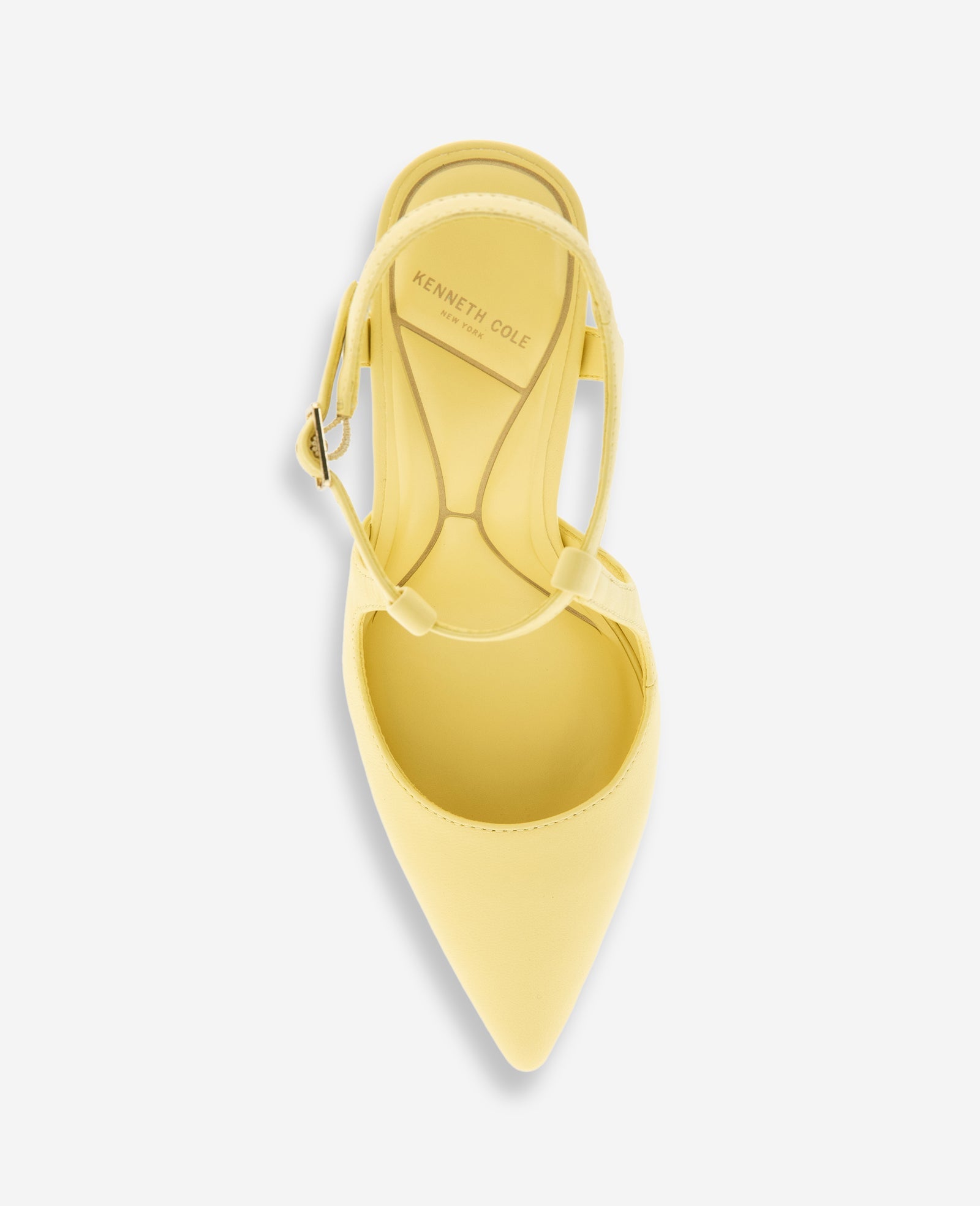 Kenneth Cole Romi Leather Ankle Slingback Heel