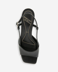 Kenneth Cole Anna Leather Open Toe Slingback Sandal