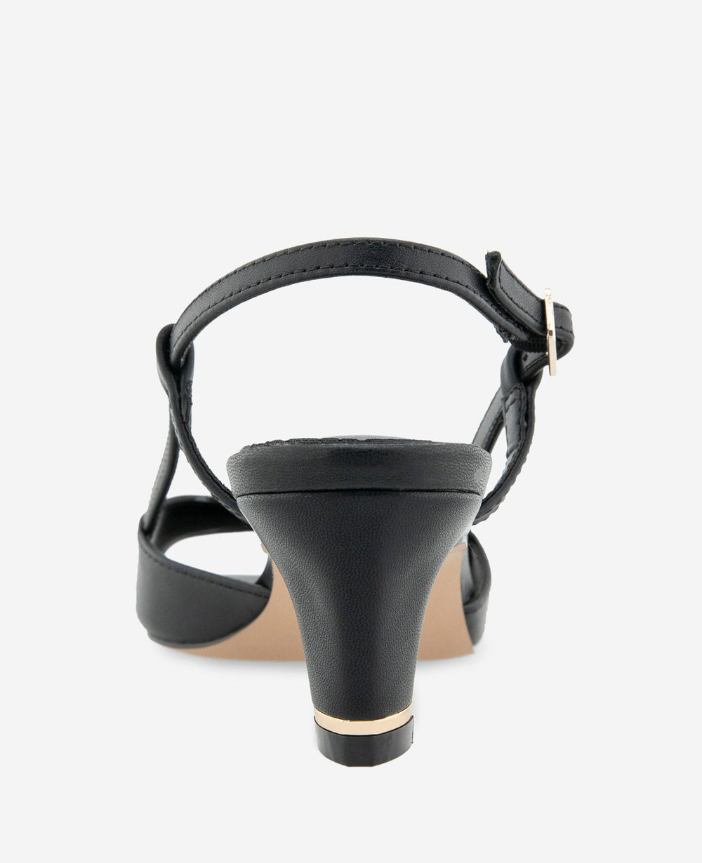 Kenneth Cole Anna Leather Open Toe Slingback Sandal