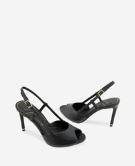 Kenneth Cole Londyn Leather Peep Toe Heel