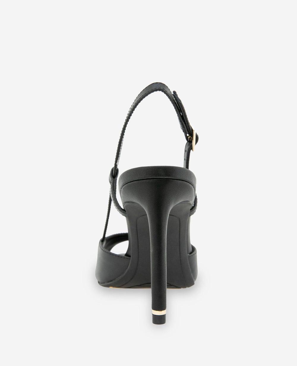 Kenneth Cole Londyn Leather Peep Toe Heel