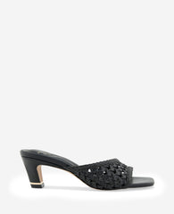Kenneth Cole Arita Woven Leather Open Toe Heel