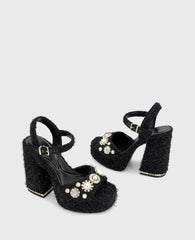 Kenneth Cole Dolly Charms Fabric Platform Sandal