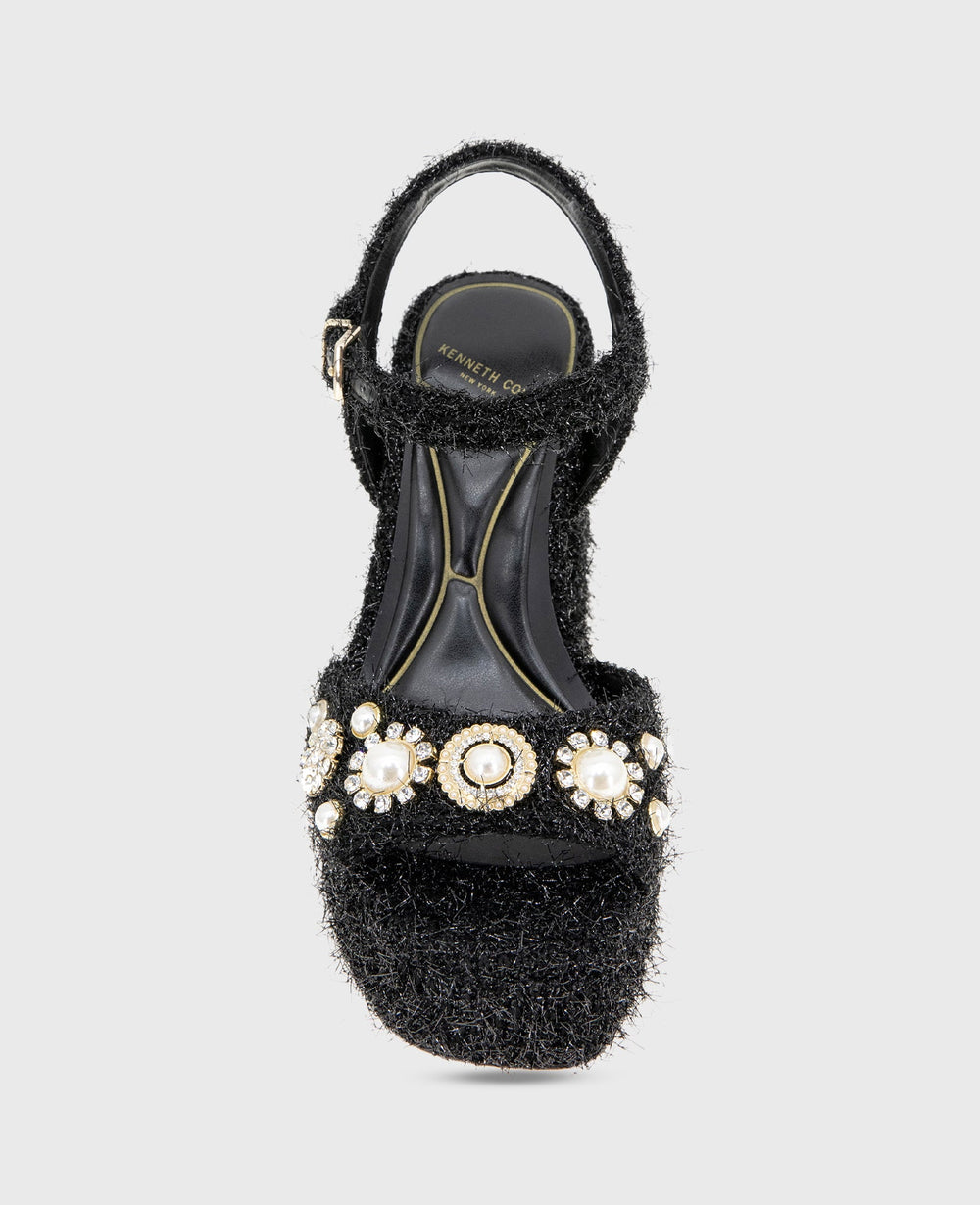 Kenneth Cole Dolly Charms Fabric Platform Sandal