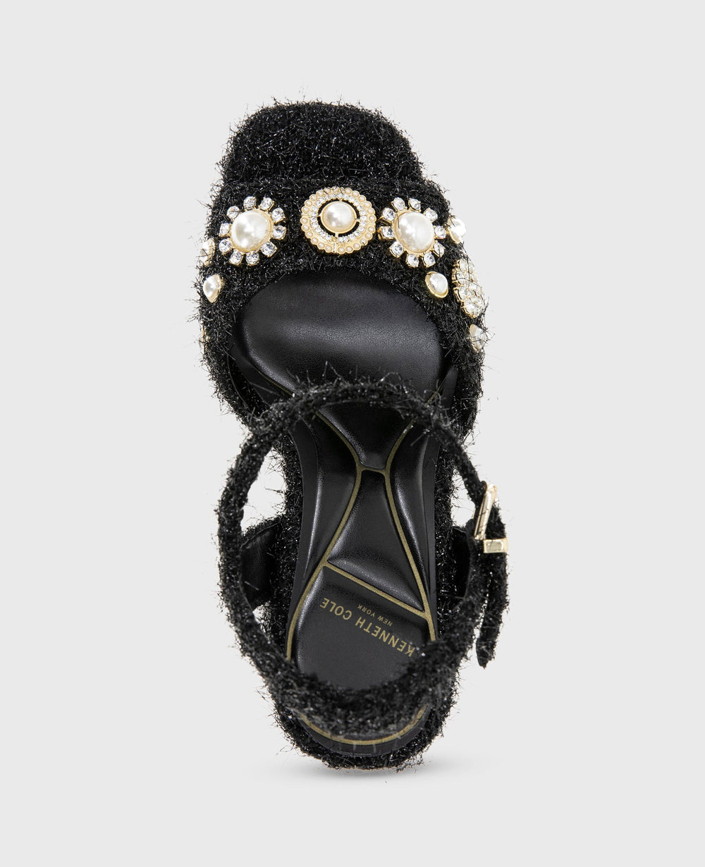 Kenneth Cole Dolly Charms Fabric Platform Sandal