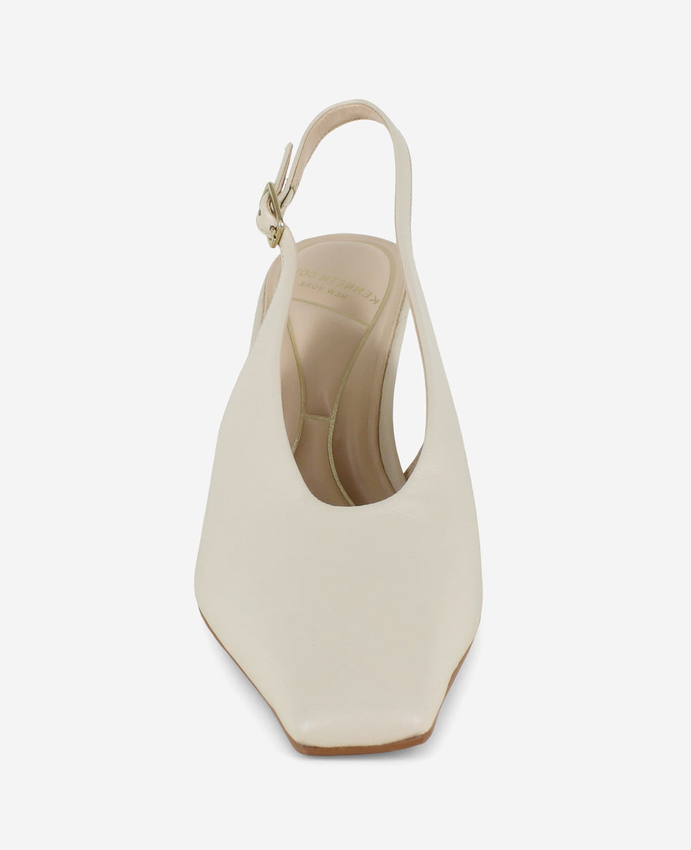 Kenneth Cole Aerial Leather Slingback Heel