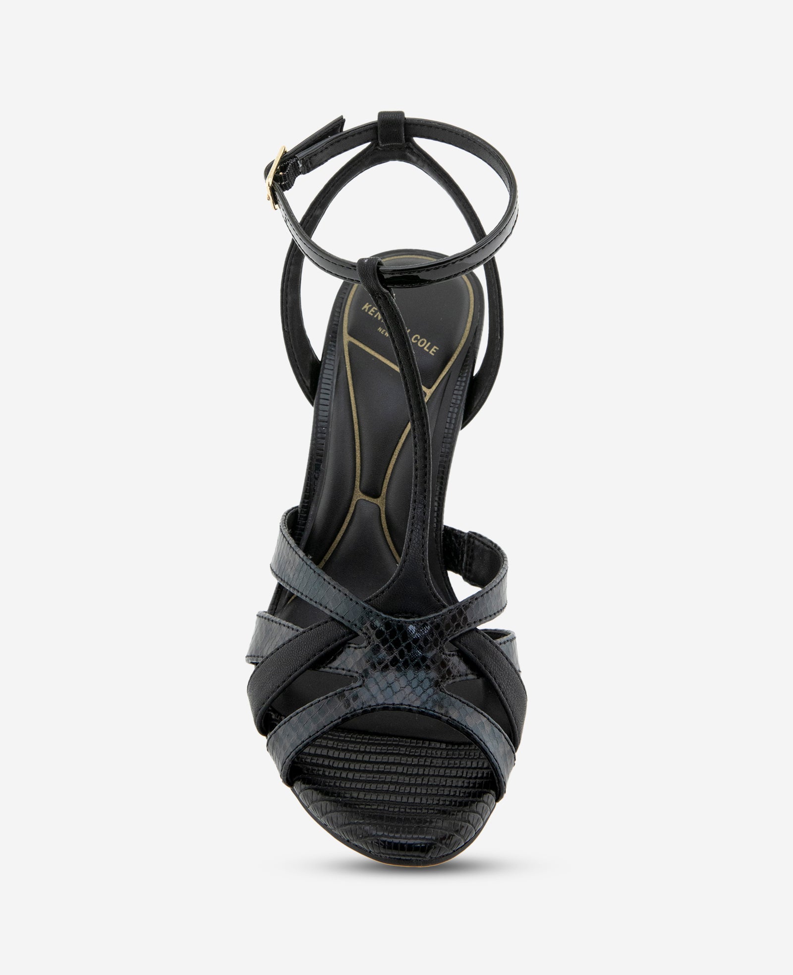 Kenneth Cole Liona Embossed Snake Heel