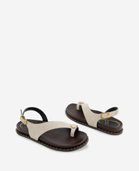 Kenneth Cole Dixon Suede Toe Ring Buckle Sandal