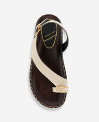 Kenneth Cole Dixon Suede Toe Ring Buckle Sandal