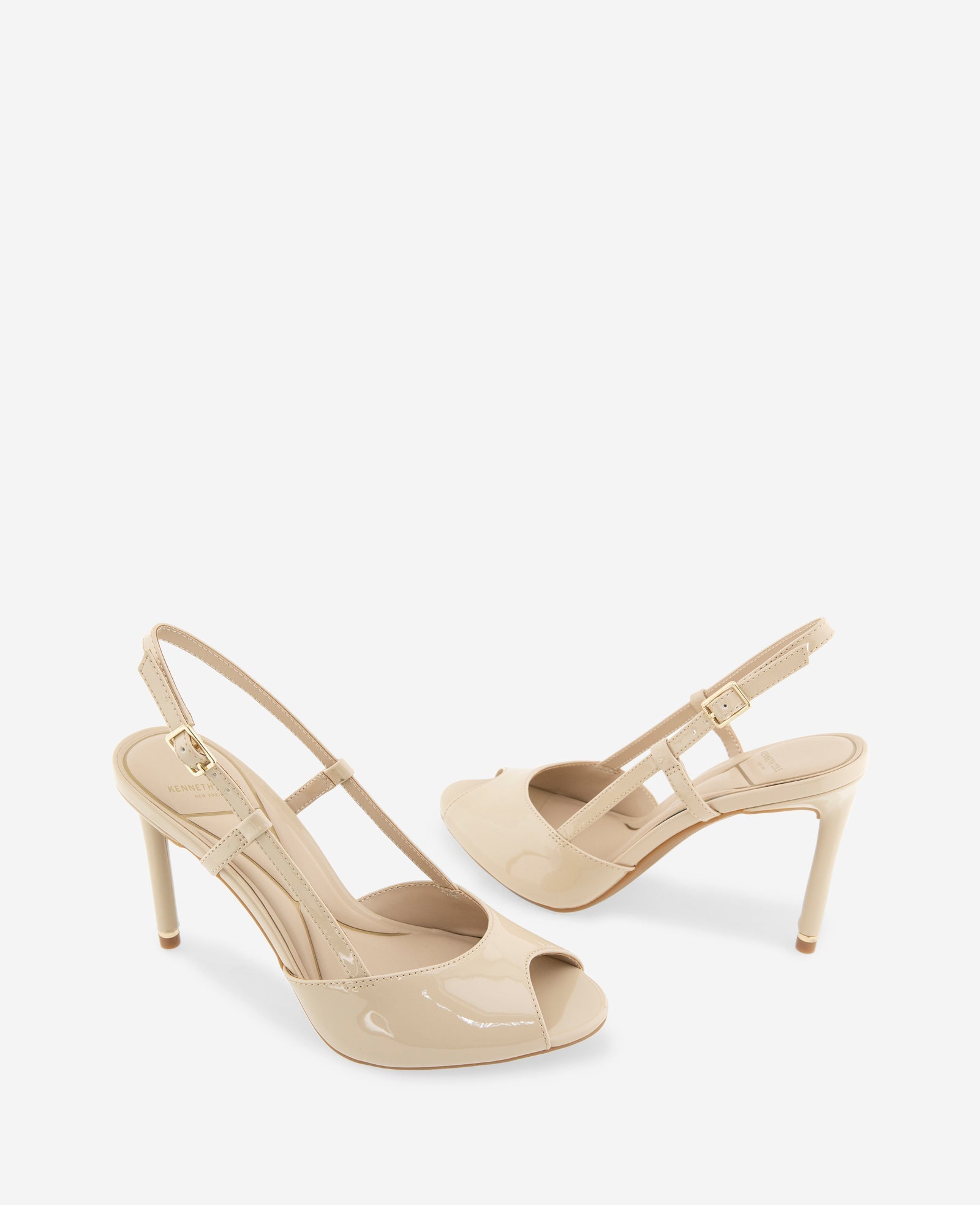 Kenneth Cole Londyn Patent Peep Toe Heel