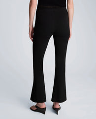 Kenneth Cole Textured Knit Pull On Flare Pant with Inner Short