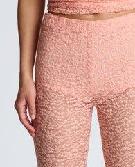 Kenneth Cole Stretch Lace Pull On Flare Pant with Inner Short