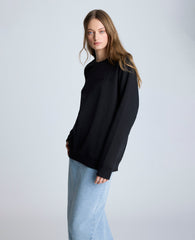 Kenneth Cole Shop Kenneth Cole Black Logo Sweatshirt | Exclusive Pullover