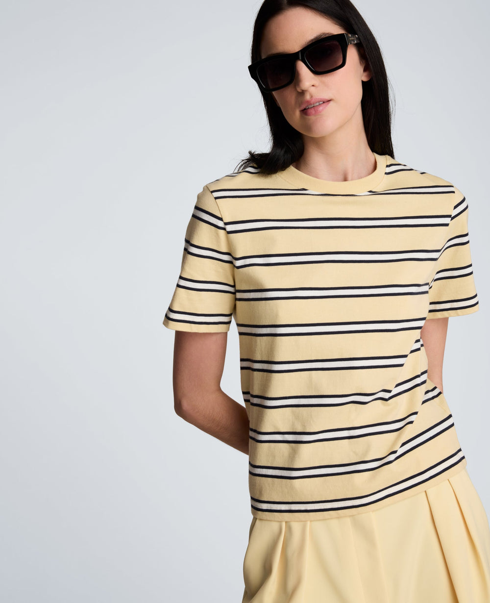 Kenneth Cole Crewneck Stripe Tee