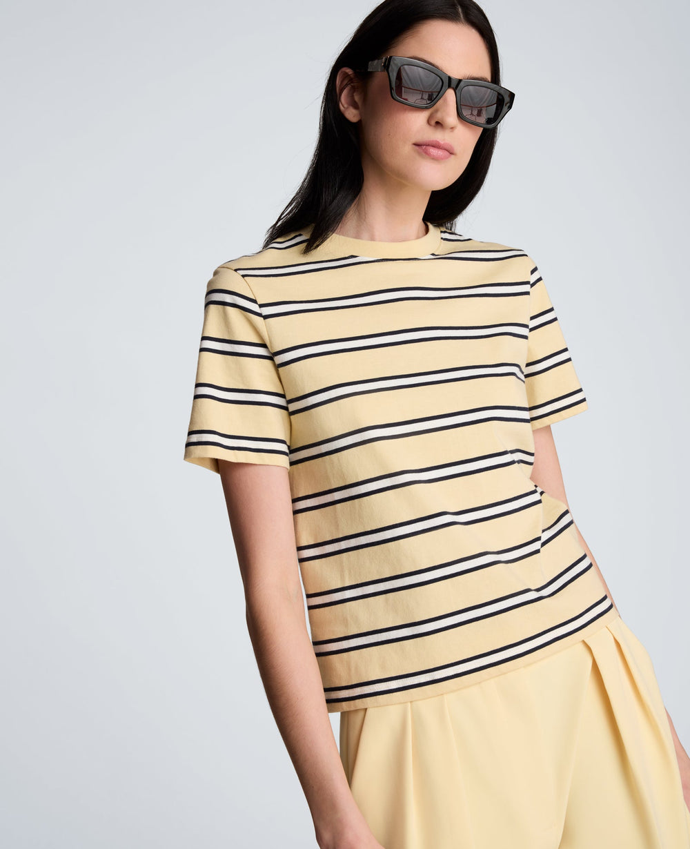 Kenneth Cole Crewneck Stripe Tee