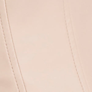 Kenneth Cole Poplin Y-Neck Top Vegan Leather Bustier | Kenneth Cole