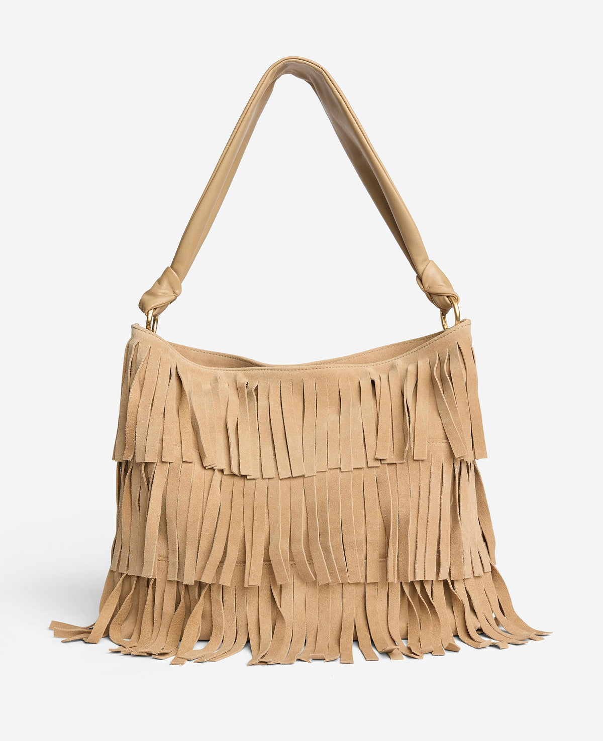 Kenneth Cole Fringe Slouch Hobo Bag