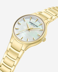 Kenneth Cole Classic Gold Tone Bracelet Watch