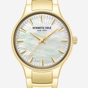 Kenneth Cole Classic Gold Tone Bracelet Watch