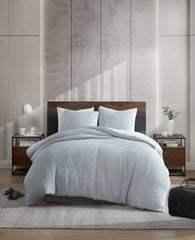 Kenneth Cole Solid Waffle Duvet Set