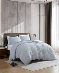 Kenneth Cole Solid Waffle Duvet Set
