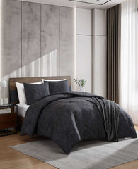 Kenneth Cole Silhouette Floral Comforter + Sham Set