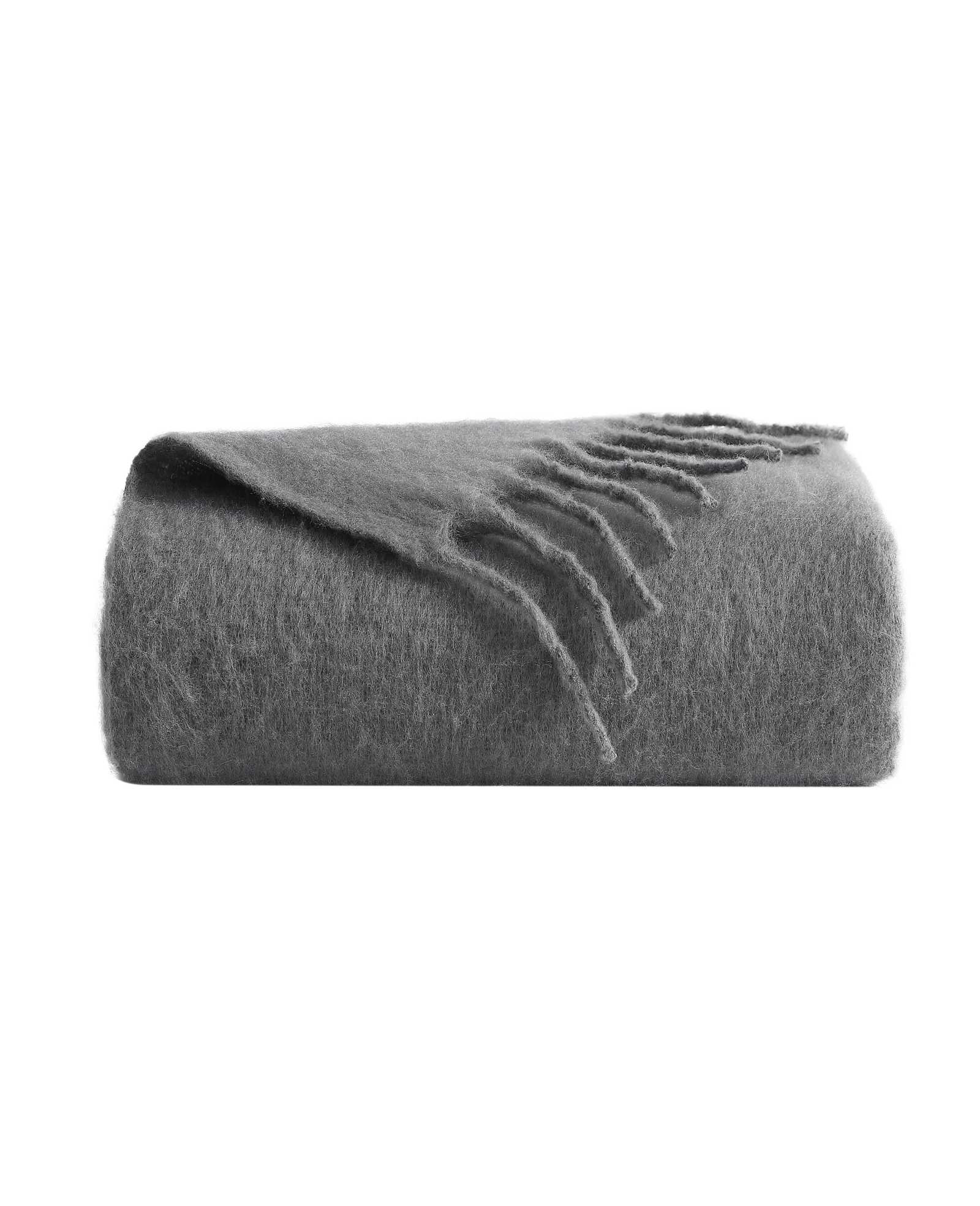 Kenneth Cole Mohair Throw Blanket