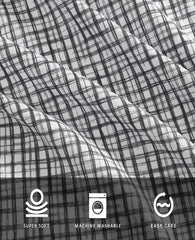 Kenneth Cole Sketchy Check Sheet Set