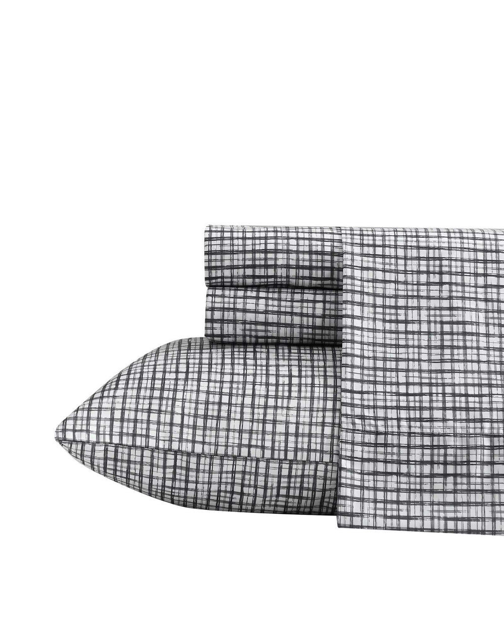 Kenneth Cole Sketchy Check Sheet Set