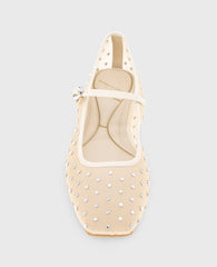 Kenneth Cole Shop Jasper Nude Mesh Micro Stud Ballet Flat | Kenneth Cole