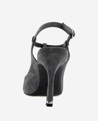 Kenneth Cole Shop Romi T-Strap Suede Heels, Grey Pointed Pumps | KC