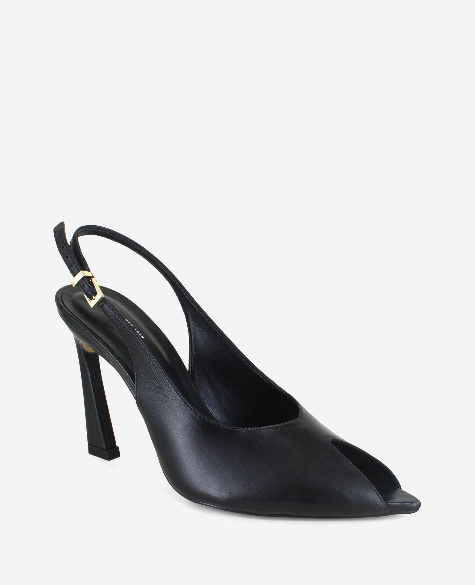 Kenneth Cole Priya Leather Peep Toe Slingback Heel