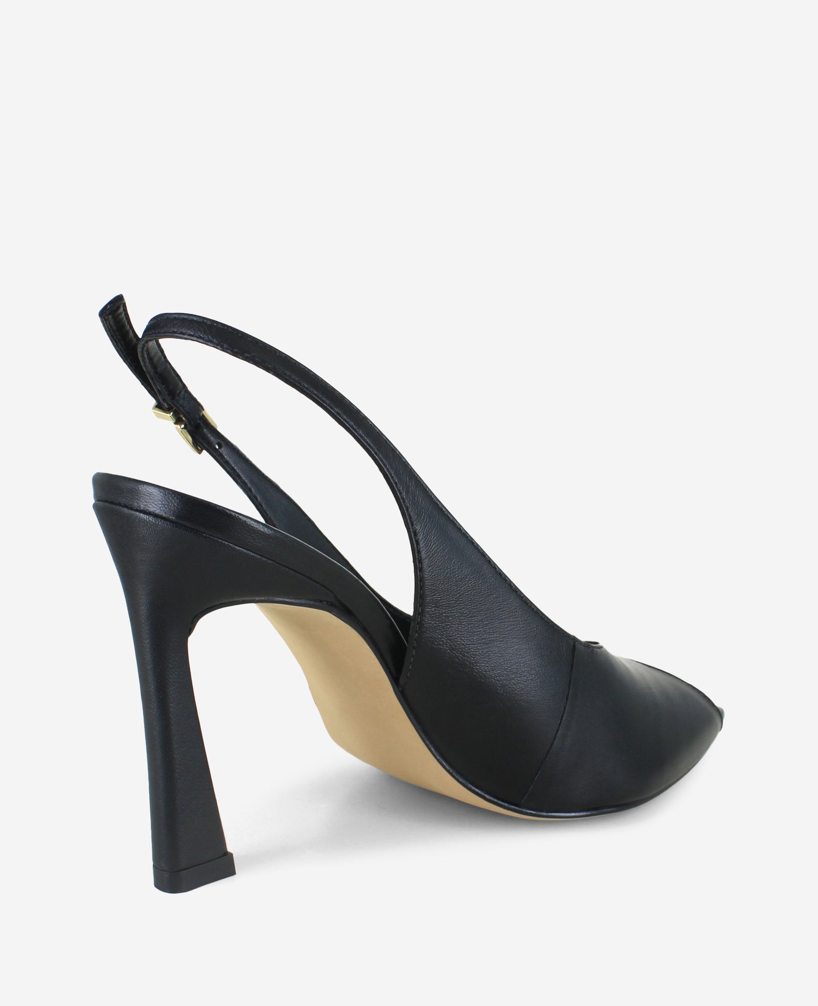 Kenneth Cole Priya Leather Peep Toe Slingback Heel