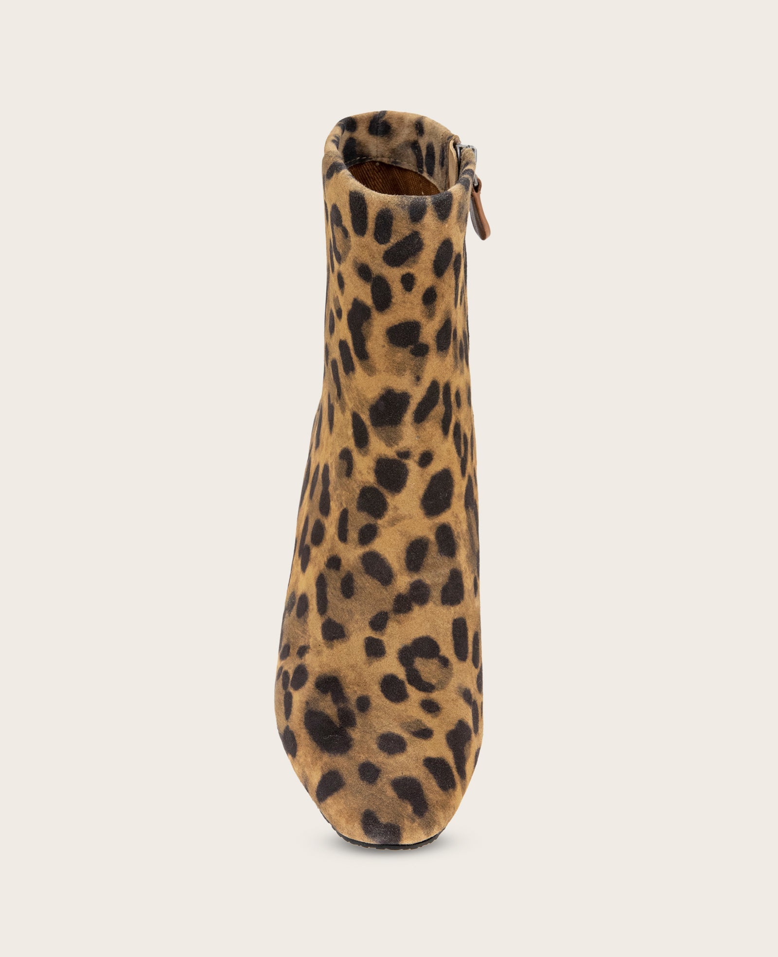Kenneth Cole GENTLE SOULS - Nash Leopard Suede Side Zip Wedge Bootie