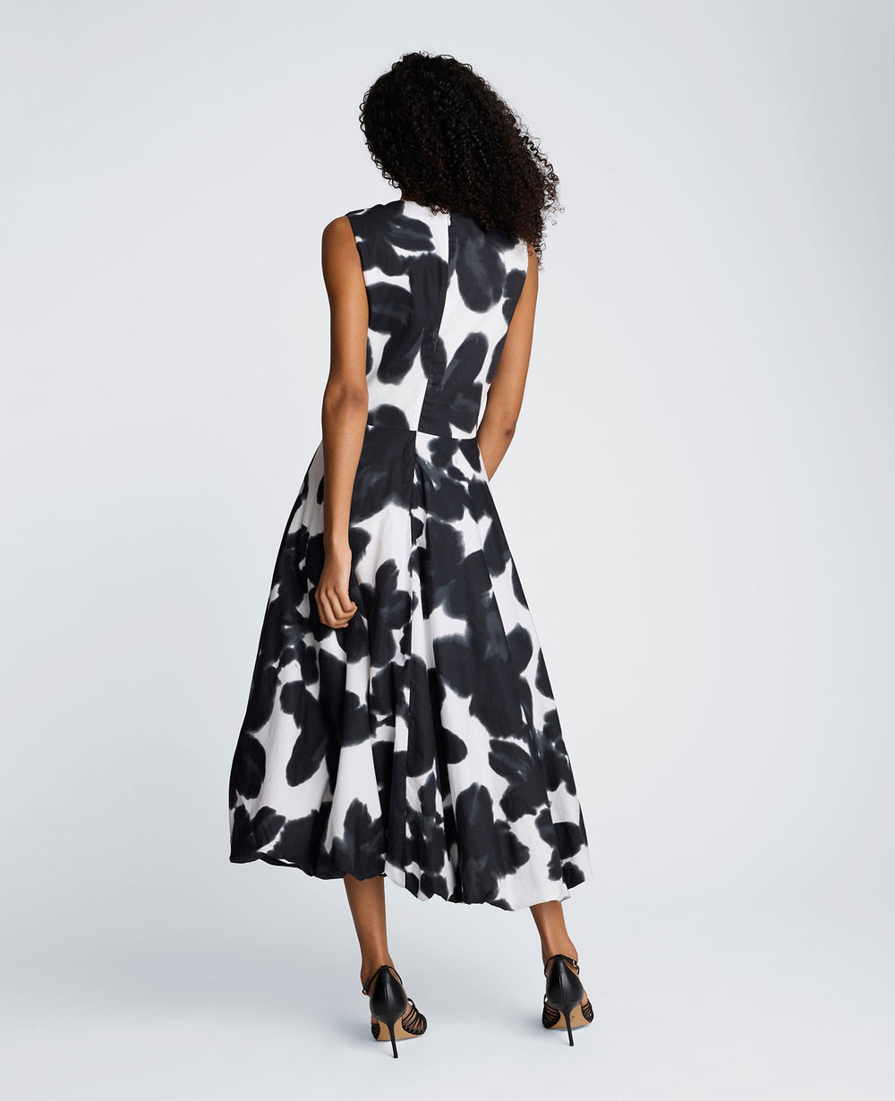 Kenneth Cole Bubble Hem Midi Dress