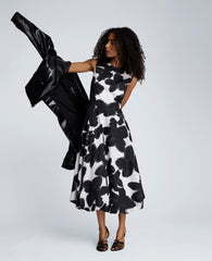 Kenneth Cole Bubble Hem Midi Dress